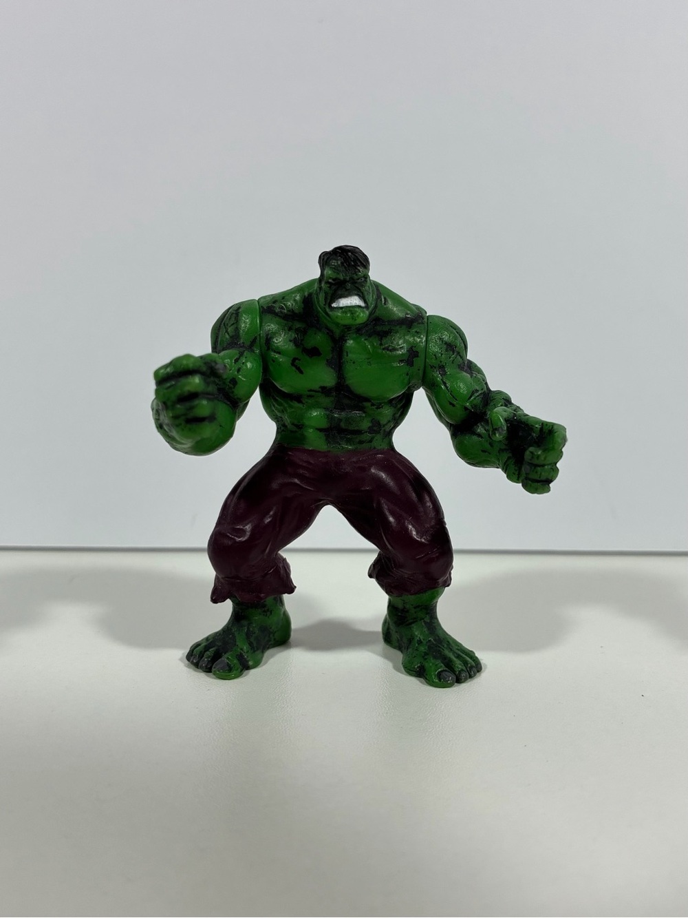 Vintage 2006 Marvel Hulk Mini 2.5" Action Figure Rage Posable Arms RARE